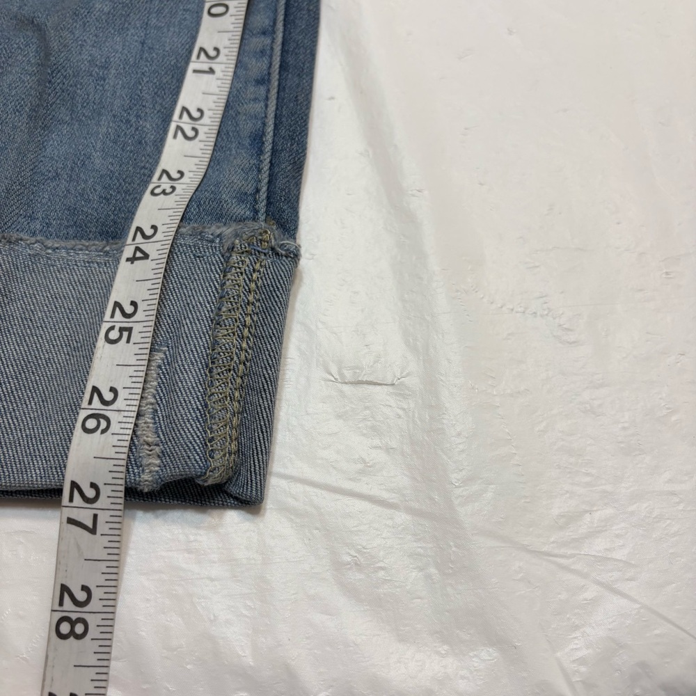 Artemis Vintage Light Wash High Rise Cuffed Boyfriend Jeans Women’s 9/28 - Picture 10 of 12